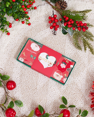 Royalfashion Chaussettes de Noël en boîte 3/pack