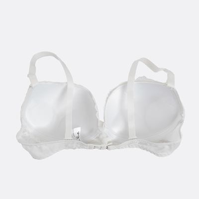 Soutien-gorge crème avec inserts en dentelle - Sous-vêtements