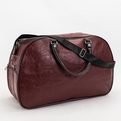 Sac de voyage matelassé bordeaux - Accessoires