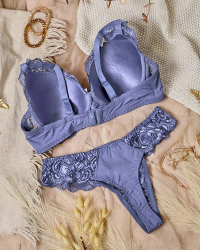 Royalfashion Ensemble de lingerie féminine avec dentelle