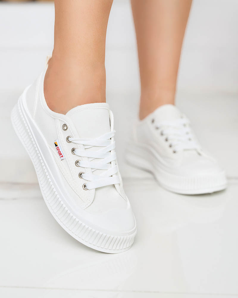 OUTLET Baskets blanches pour femmes Scola-Shoes