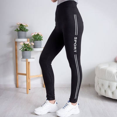 Leggings noirs avec isolation - Pantalon 1