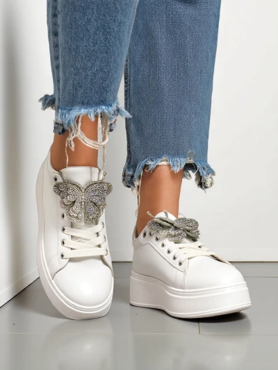 Baskets de plateforme Royalfashion pour femmes avec Obellay en papillon