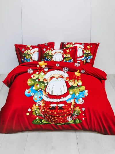 Ensemble de literie de Noël Royalfashion 160x200 3 pièces