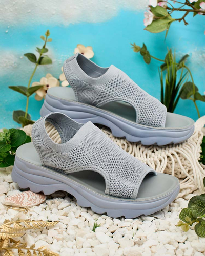 Royalfashion Sandales pour femmes avec tige Viss