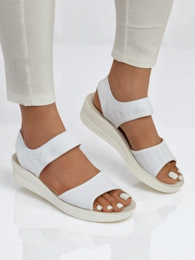 Royalfashion Sandales pour femmes à semelle épaisse Viva Flex