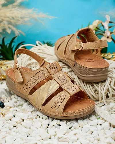 Royalfashion Sandales pour femmes avec dessus Limmin