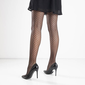 Collants noirs pour femmes avec découpes - Collants