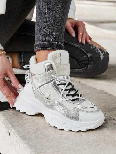 Chaussures de sport pour femmes Royalfashion avec doublure chaude Pieco