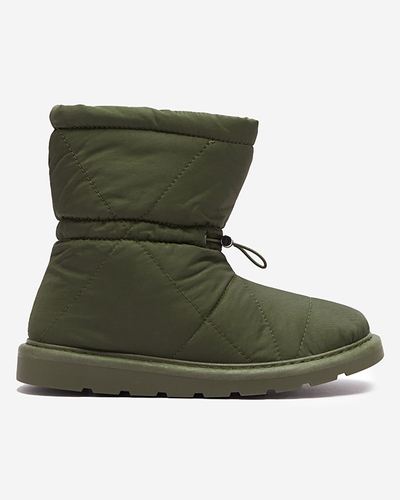 Bottes isolées vert foncé pour femmes a'la snow boots Kaliolen - Footwear