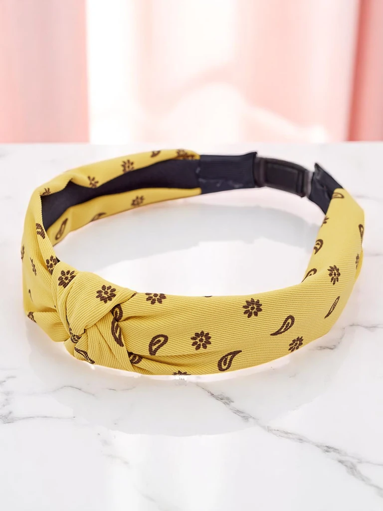 Royalfashion Bandeau tressé à motifs Grafity Boom