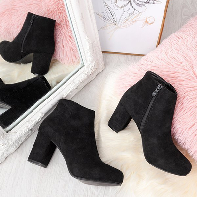 Bottines noires sur un montant supérieur Soleah - Footwear
