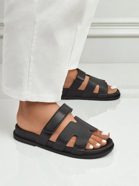 Royalfashion Chaussons en éco-cuir pour femme FlexiComfi