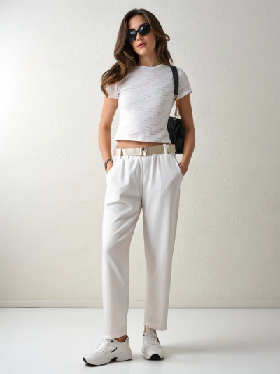 Royalfashion Pantalon simple pour femmes