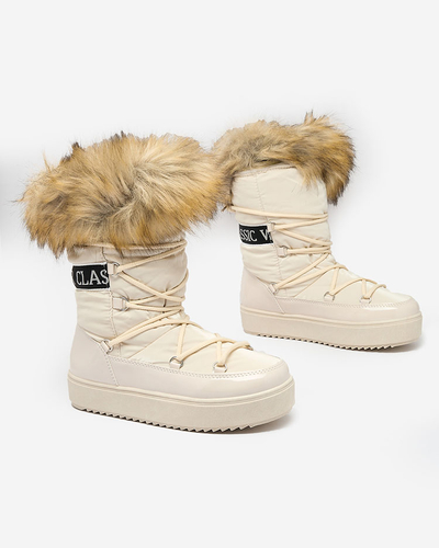 Royalfashion slip-on boots a'la snow boots for women GMILLO