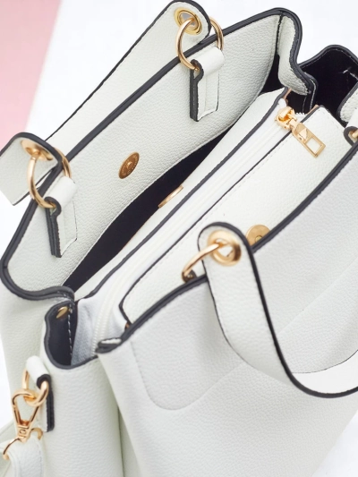 Royalfashion Grand sac à main pour femme en cuir écologique Vero Grande