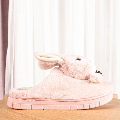 Chaussons roses avec lapin Masia - Chaussures 1