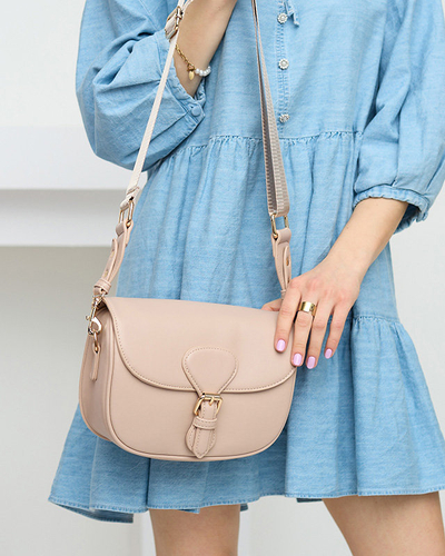 Petit sac à main femme beige et rose - Accessoires