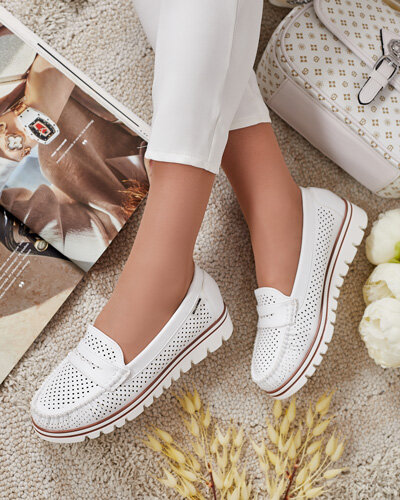 Royalfashion Mocassins ajourés pour femme Leteller