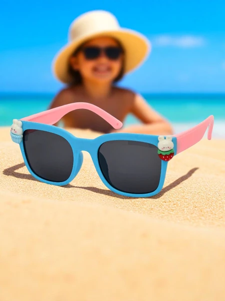 Royalfashion Sunny Sparkle Lunettes de soleil pour enfants avec décorations