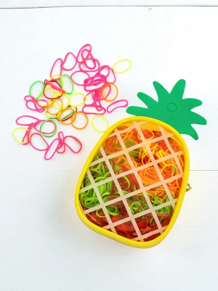 Royalfashion Élastiques en silicone multicolores Ananas