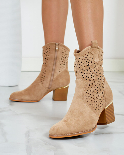 Royalfashion Bottes basses ajourées Mozie pour femme