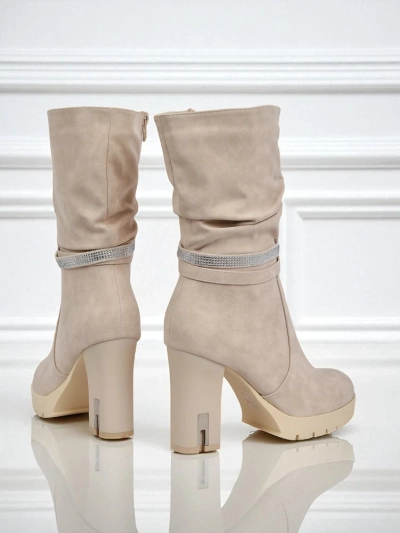 Bottines Ashlen Bloom mates pour femmes à talons carrés