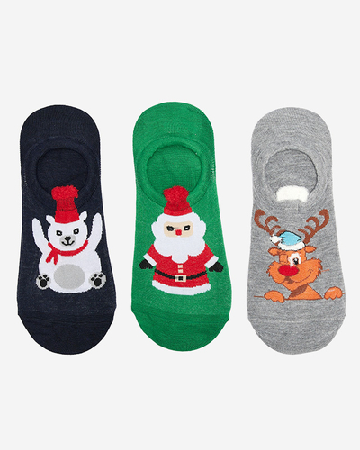 Chaussettes imprimées de Noël 3/pack - Sous-vêtements