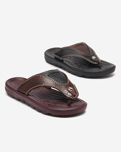 Sandales marron confortables pour hommes Madeni - Footwear