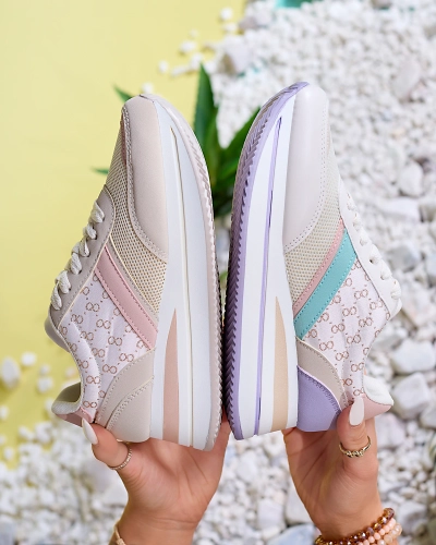 OUTLET Royalfashion Chaussures de sport à plateforme Dynamic Diva pour femmes