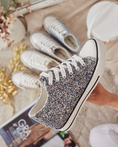 Royalfashion Baskets pour femme à talon recouvert Finia