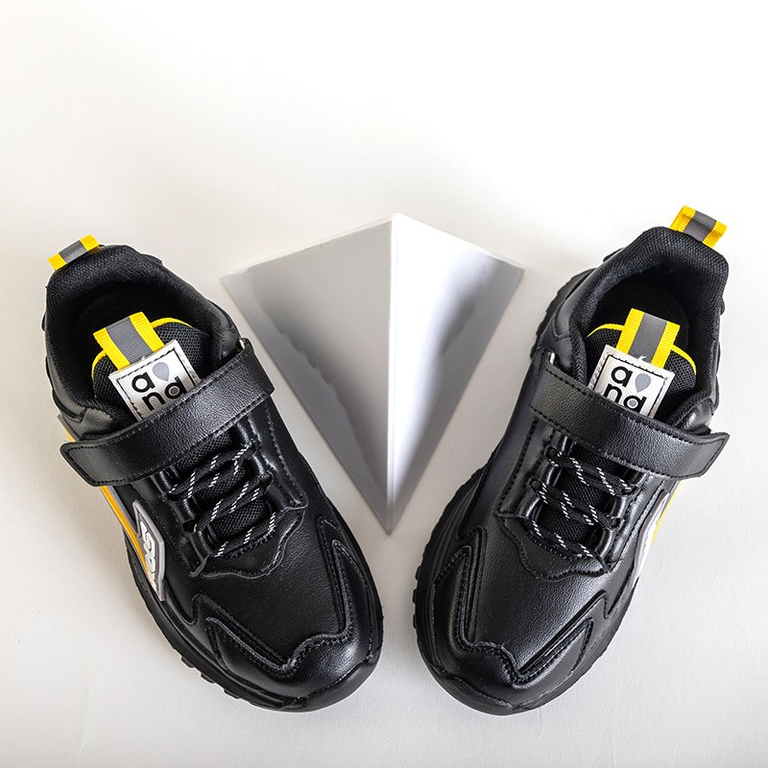 Baskets Harven pour enfants noires - Chaussures