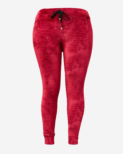 Royalfashion Pantalon de survêtement isolé pour femme avec passepoil