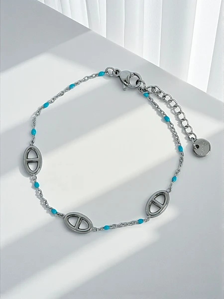 Bracelet en argent Aurea Clavis avec des perles