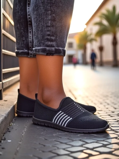 Chaussures de sport à enfiler pour femmes Royalfashion Ollabes