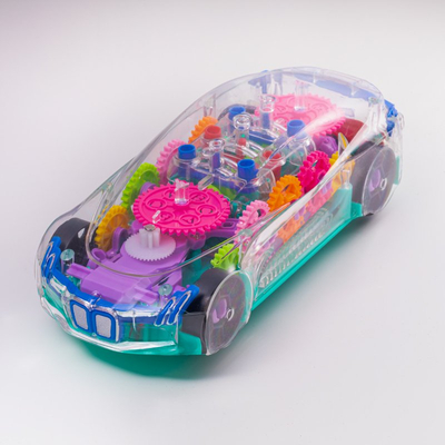 Voiture pour enfants transparente avec lumière - Jouets