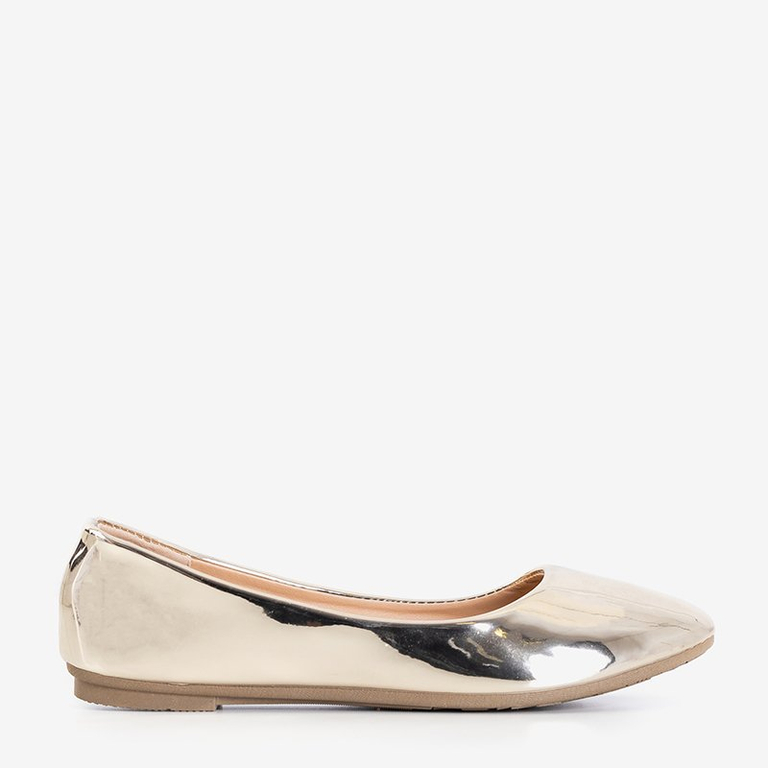 OUTLET Ballerines femme laquées or Fama - Footwear