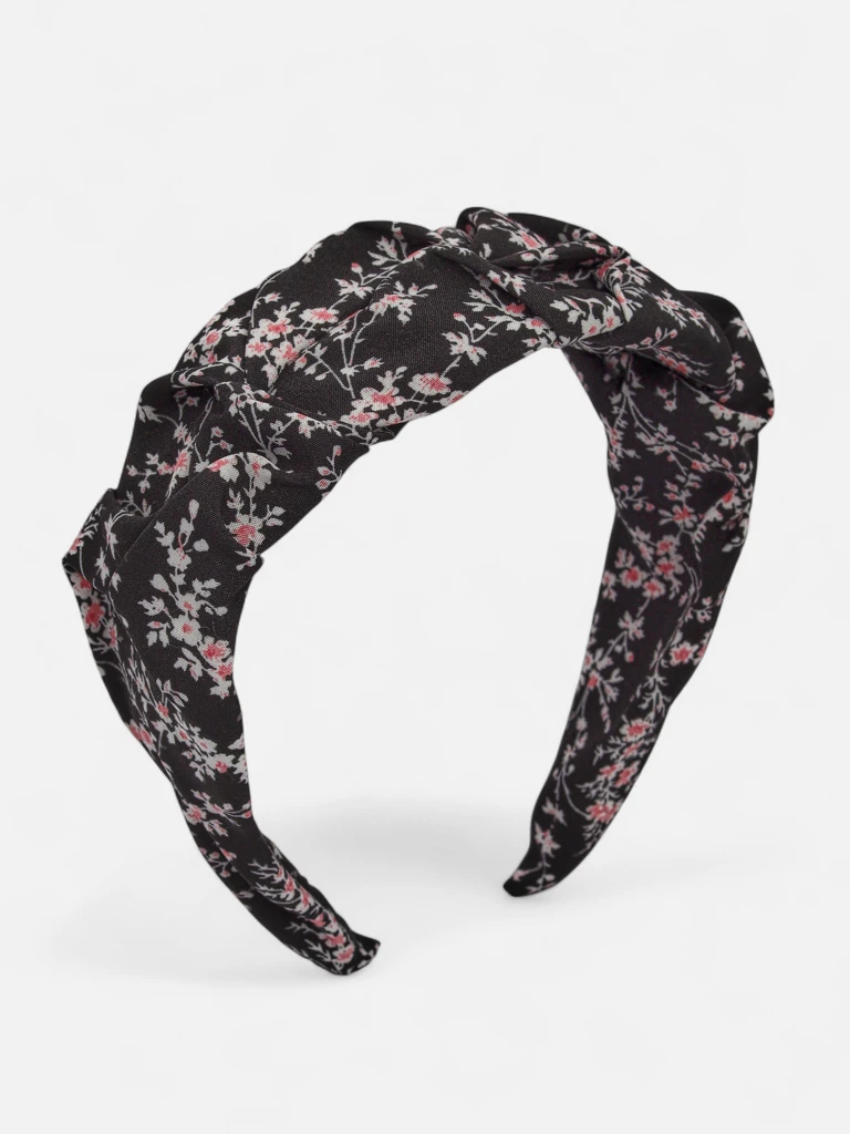 Royalfashion Bandeau à cheveux avec fronces et imprimé