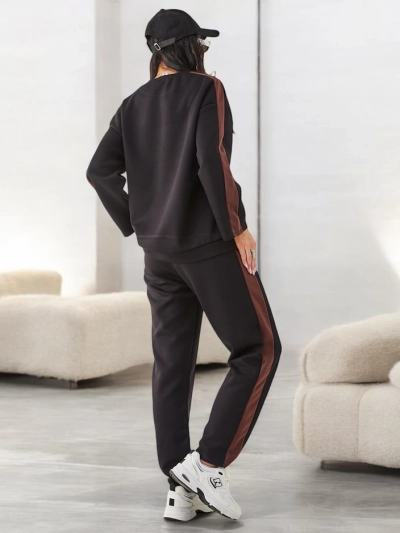 Royalfashion Ensemble de survêtement pour femmes Forme décontractée