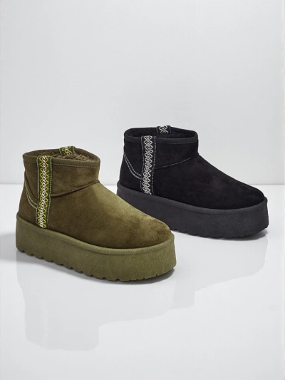 Bottes courtes de style bottes de neige pour femmes Althea