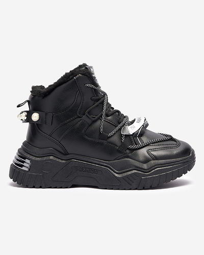 Baskets noires avec isolation Pommie - Chaussures