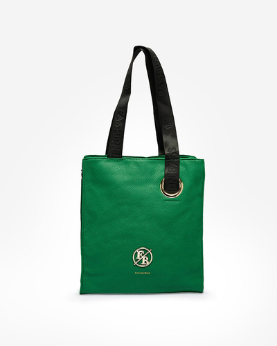 Royalfashion Sac à main carré vert pour femme