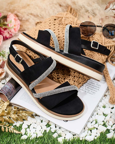 Royalfashion Sandales à talons bas Obissa pour femme