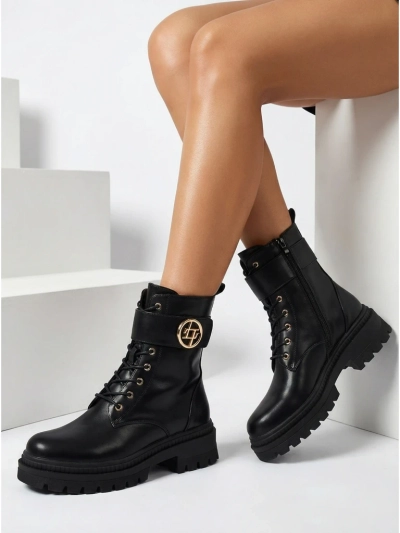 Bottines pour femmes en cuir écologique Eulin