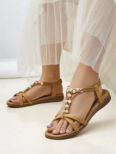 Royalfashion Sandales pour femmes avec ornements Imen