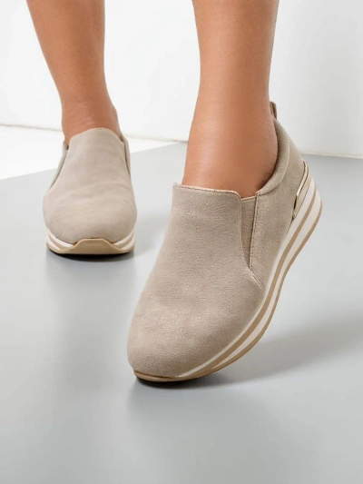 Royalfashion Mocassins éco-suède pour femmes Rabbite