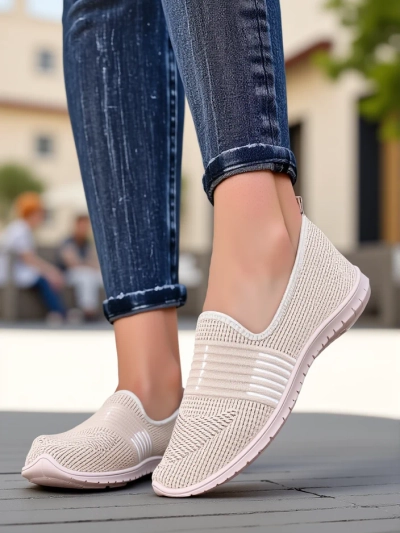 Royalfashion Chaussures de sport à enfiler pour femmes Ollabes