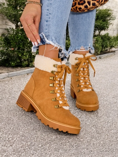 Royalfashion Bottes trapper pour femmes Sawoli