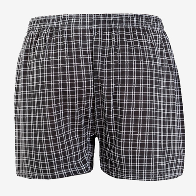 Culotte à carreaux noire pour homme - Sous-vêtements