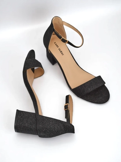 Royalfashion Sandales à talons carrés pour femmes Beliss